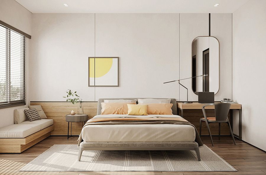 thiết kế phòng ngủ 30m2