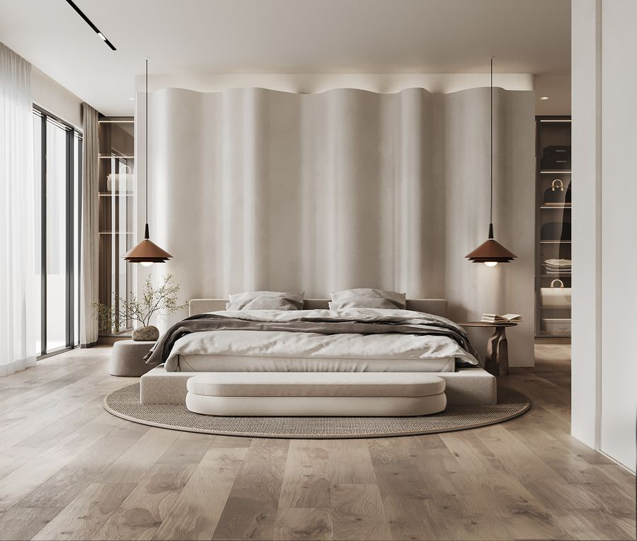 thiết kế phòng ngủ 30m2