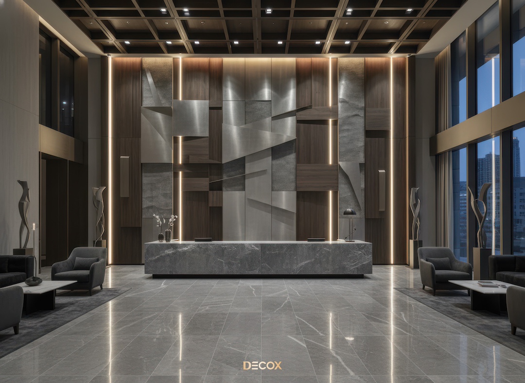 30+ Mẫu thiết kế quầy lễ tân (Văn phòng/Spa/Khách sạn) đẹp, hiện đại