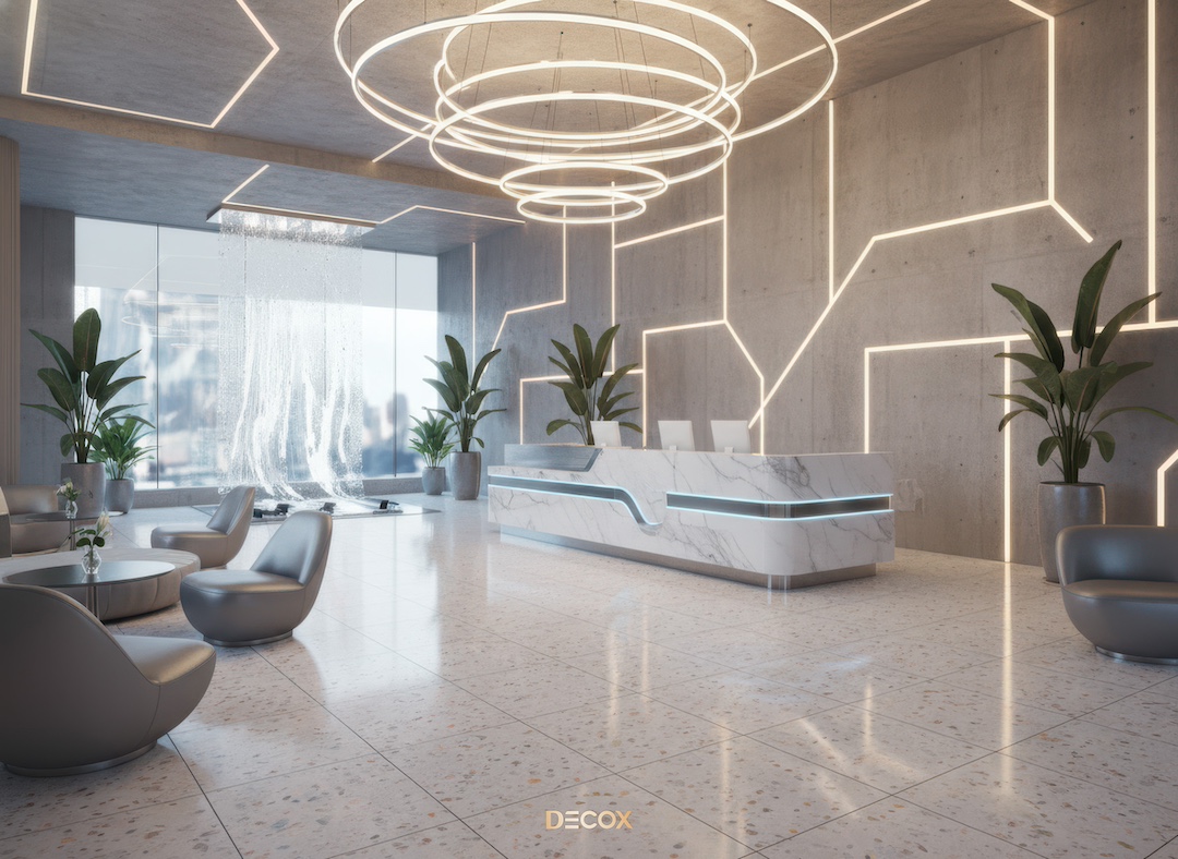 30+ Mẫu thiết kế quầy lễ tân (Văn phòng/Spa/Khách sạn) đẹp, hiện đại