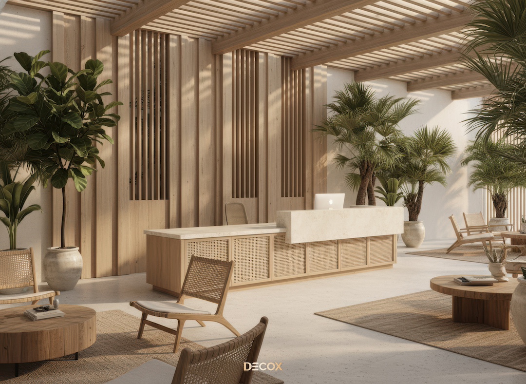 30+ Mẫu thiết kế quầy lễ tân (Văn phòng/Spa/Khách sạn) đẹp, hiện đại