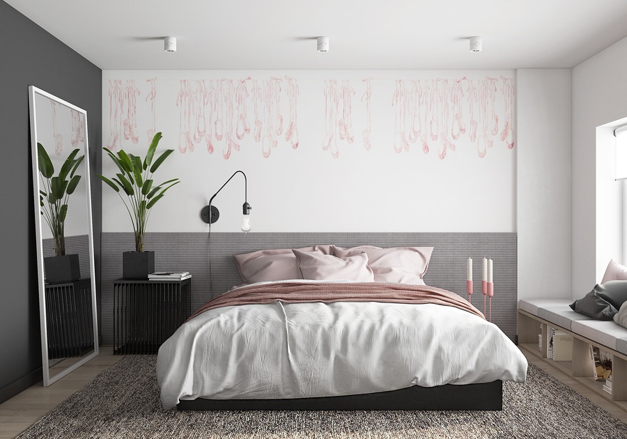 decoxdesign design  Tranh vẽ tường phòng ngủ  nghệ thuật độc đáo năm 2020