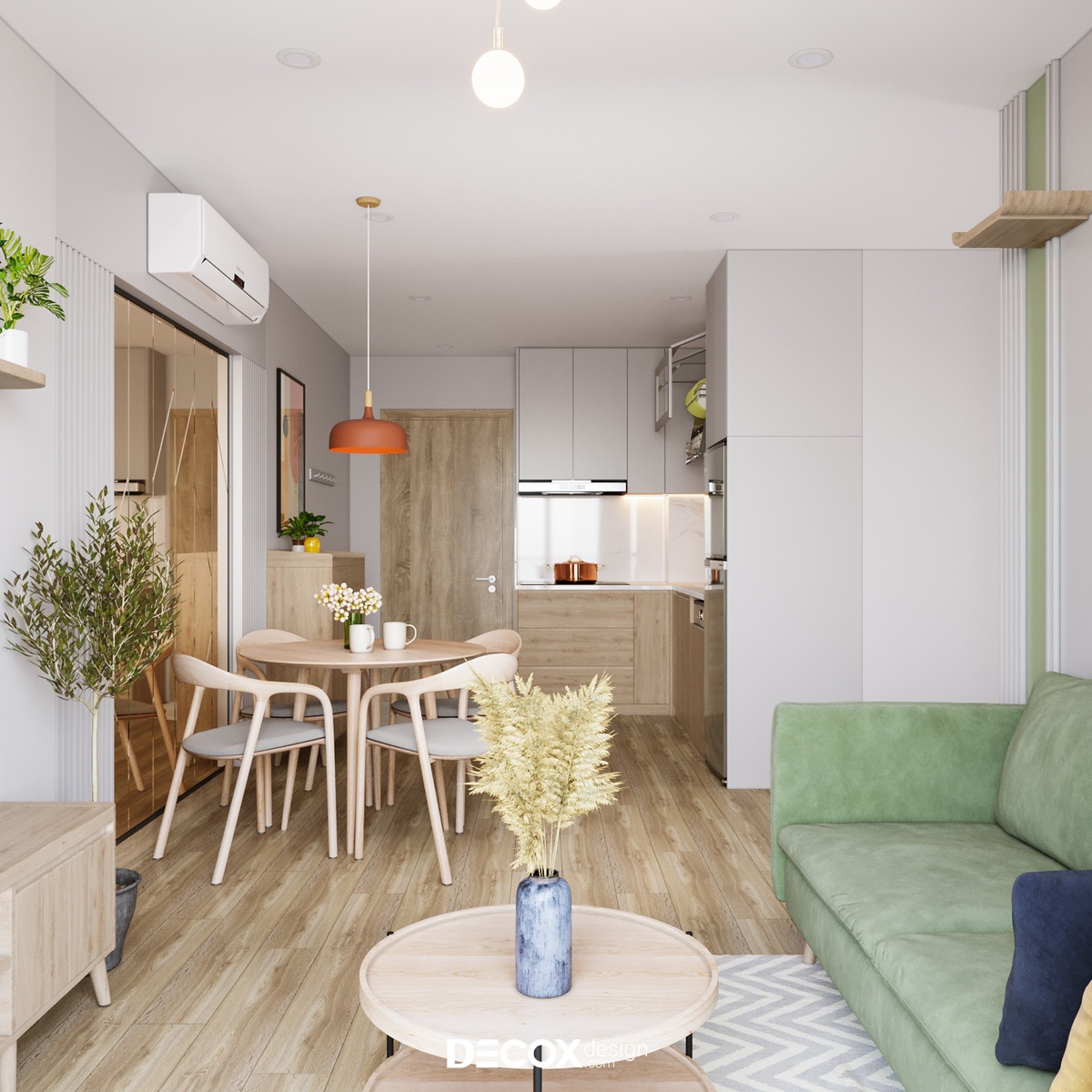 45+ Ý tưởng thiết kế phòng khách chung cư đẹp – xu hướng 2024