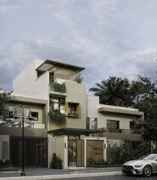 100+ Mẫu nhà 3 tầng đẹp hiện đại, có bản vẽ mặt bằng nhà phố, nhà ống