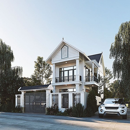 20+ Mẫu nhà ống mái Thái đẹp, hiện đại, tối ưu chi phí