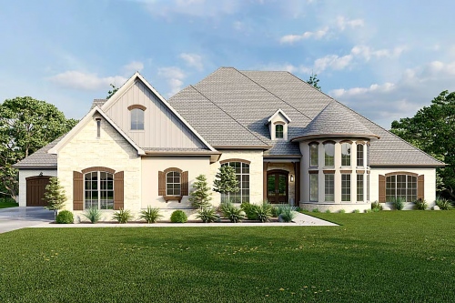 45+ Mẫu thiết kế biệt thự 1 tầng kiểu Pháp sang trọng, tinh tế