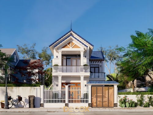 99+ Mẫu nhà ống 2 tầng mái thái 5x20m đẹp, hiện đại, full bản vẽ