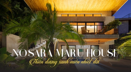 Nhà mái Nhật Nosara MARU House – Thiên đường xanh nơi miền nhiệt đới