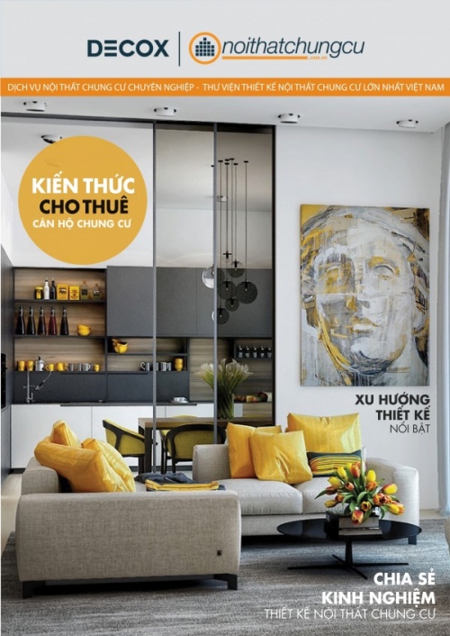 Tặng Ebook thiết kế nội thất chung cư cho thuê
