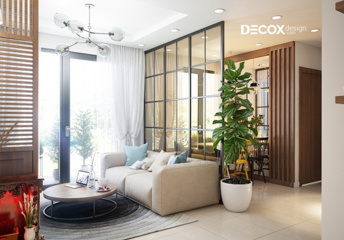 Thiết kế nội thất căn hộ chung cư Hausneo 70m2 de190080