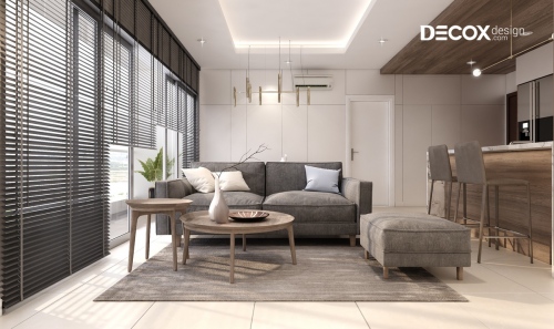 Thiết kế nội thất căn hộ Diamond Island 120m2 de180068