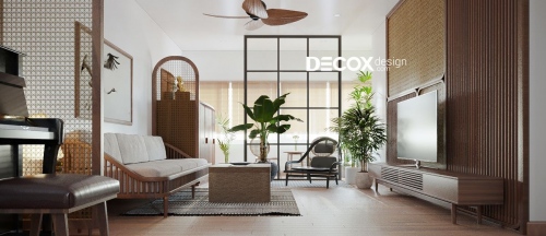 Thiết kế nội thất căn hộ Saigon Pearl 112m2 de190033