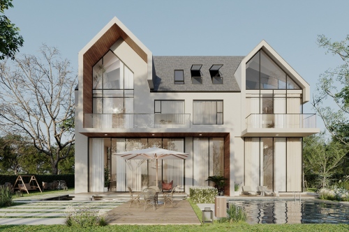 TOP 65+ các mẫu nhà 2 tầng thiết kế đẹp, có bản vẽ hiện đại 2026