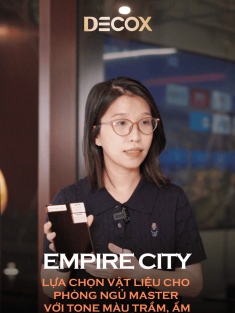 Lựa chọn vật liệu cho phòng ngủ Master với tone trầm, ấm